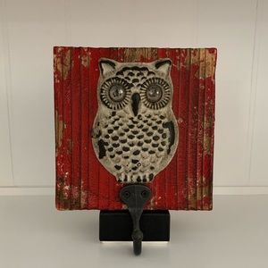 Wood Owl Hook